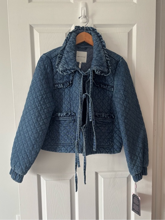 Avec Les Filles Jackets & Blazers - NWT Avec Les Filled Quilted Denim Jacket